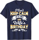 It's My Wife's Birthday Shirt I Can't Keep Calm Wife T-Shirt - T-Shirt | Navy