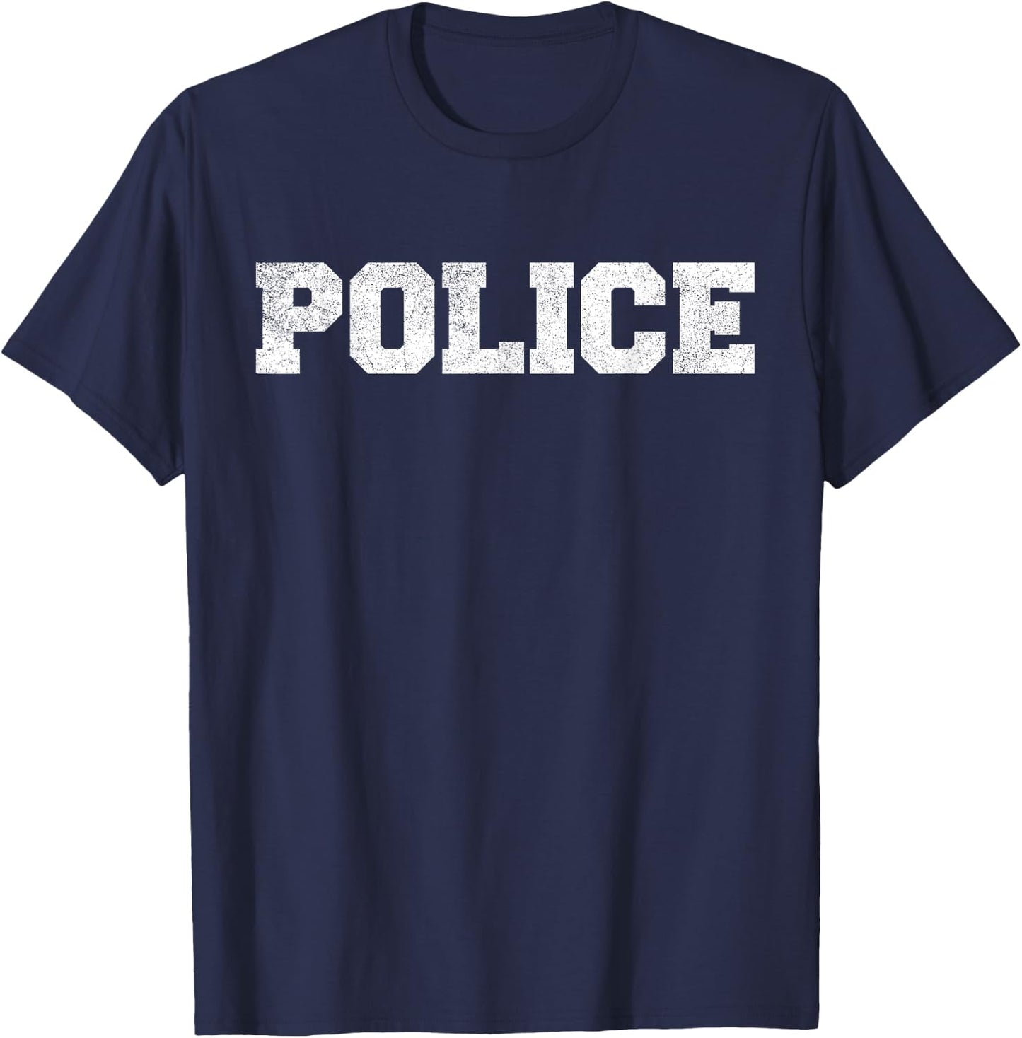 Police Officer Costume Apparel, Swat Team Men Women Kids T-Shirt - T-Shirt | Navy