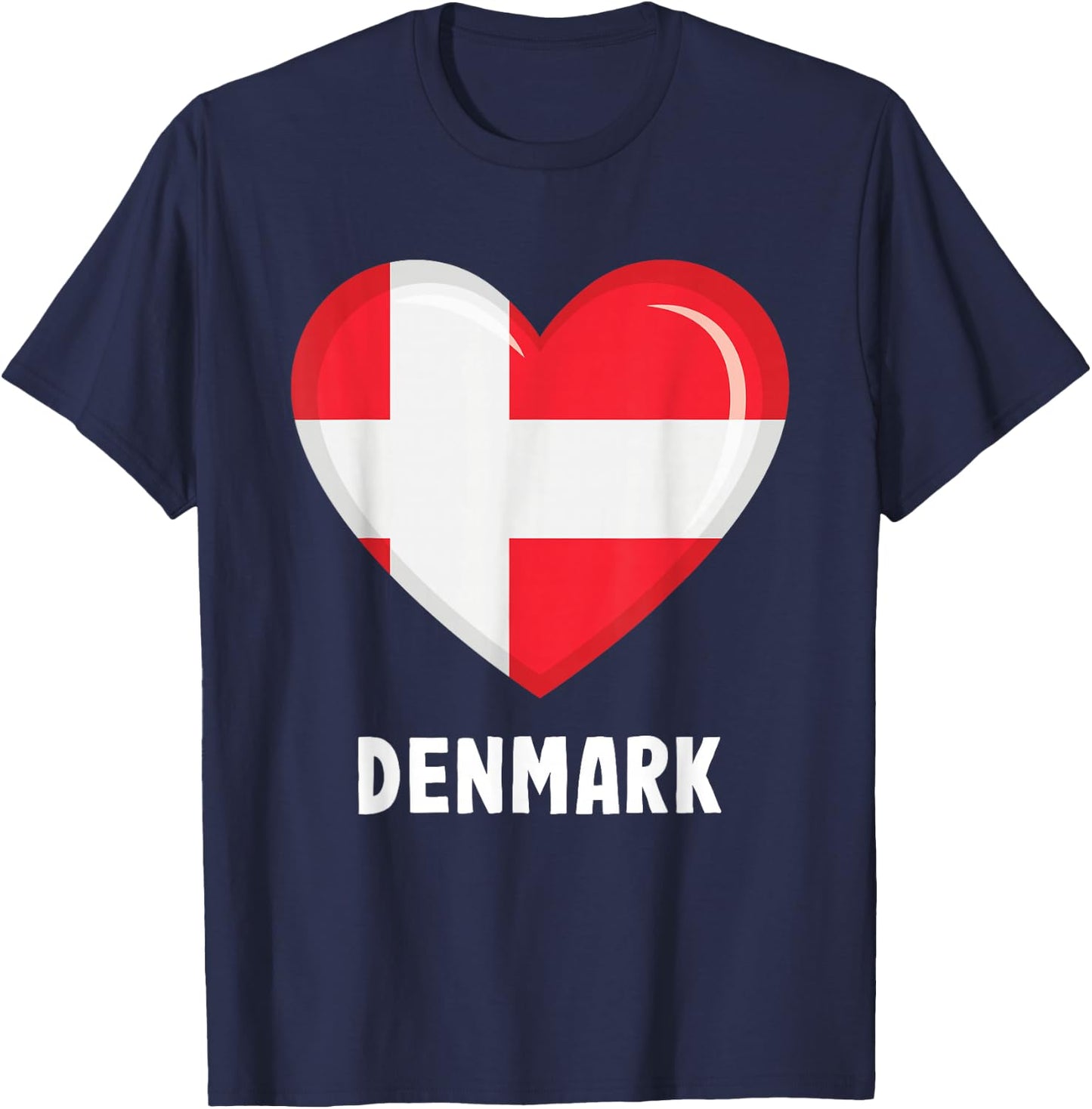 Denmark flag jersey, Danish T-Shirt - T-Shirt | Navy