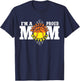 I'm a Proud Basketball Softball Mom - Combined Sports T-Shirt - T-Shirt | Navy