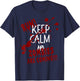 Keep Calm and Run Zombies Are Coming Halloween T-Shirt - T-Shirt | Navy
