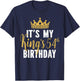 It's My King's 54th Birthday Idea For 54 Years Old Man T-Shirt - T-Shirt | Navy