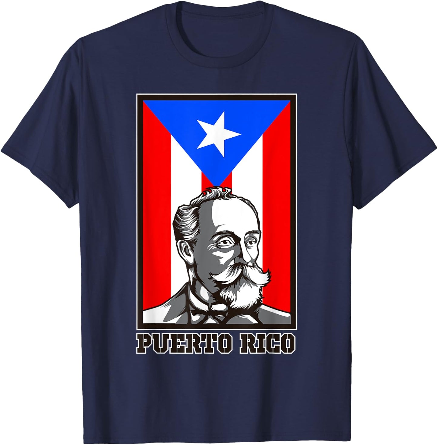 Eugenio Maria de Hostos - Puerto Rican Writer And Statesman T-Shirt - T-Shirt | Navy