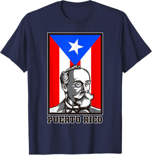 Eugenio Maria de Hostos - Puerto Rican Writer And Statesman T-Shirt - T-Shirt | Navy