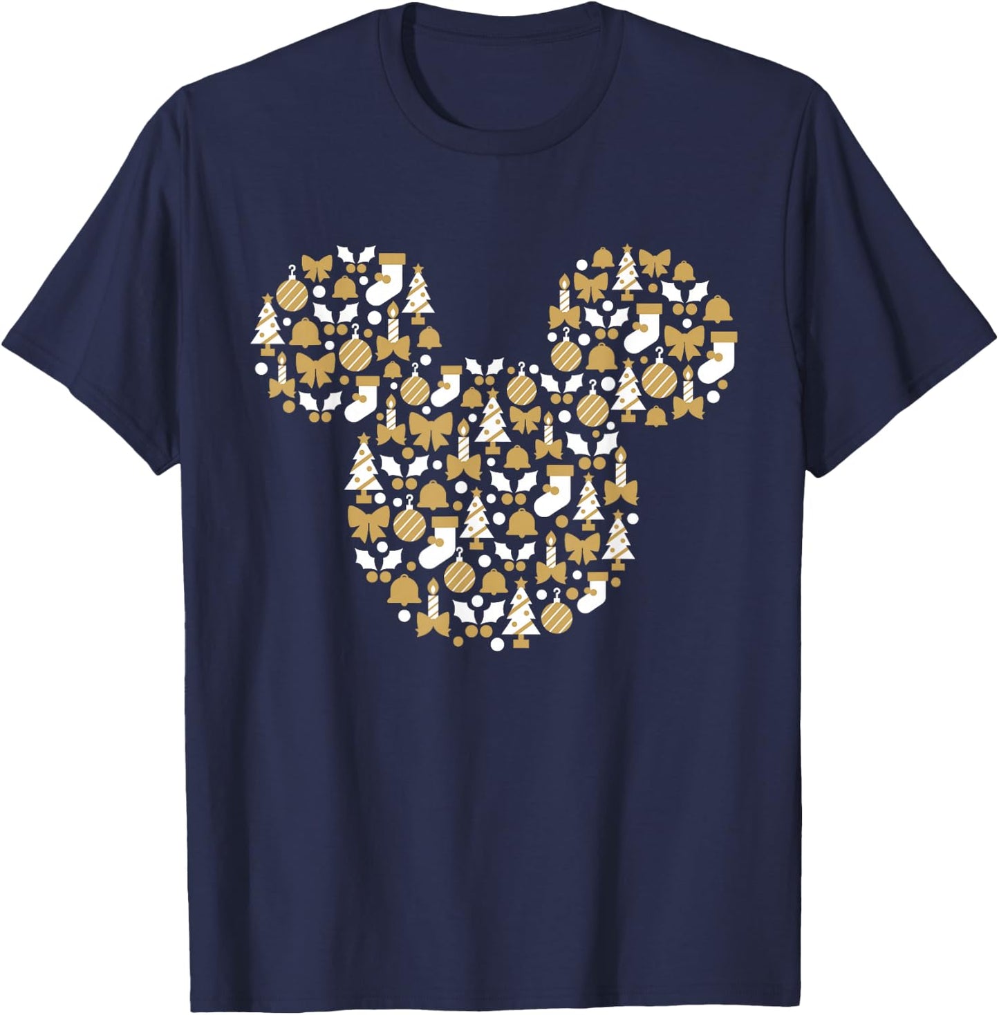 Disney Mickey Mouse Icon Holiday Cheer T-Shirt - T-Shirt | Navy