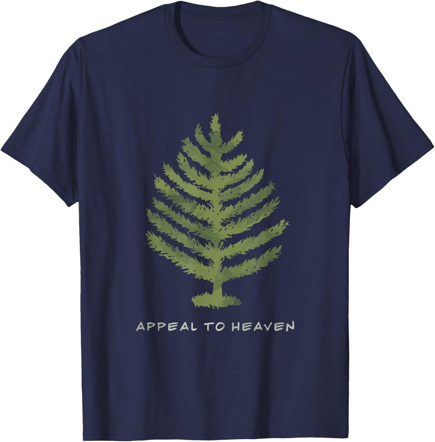 Patriotic Appeal to heaven George Washington battle flag T-Shirt - T-Shirt | Navy