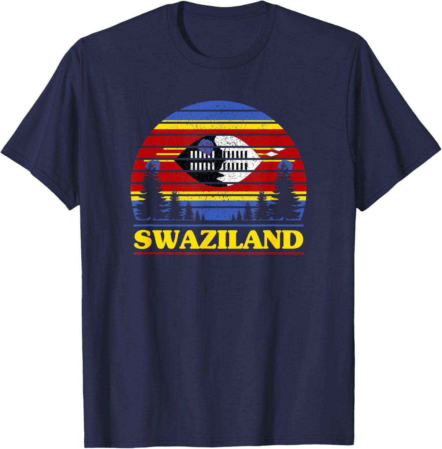Swaziland T-Shirt - T-Shirt | Navy