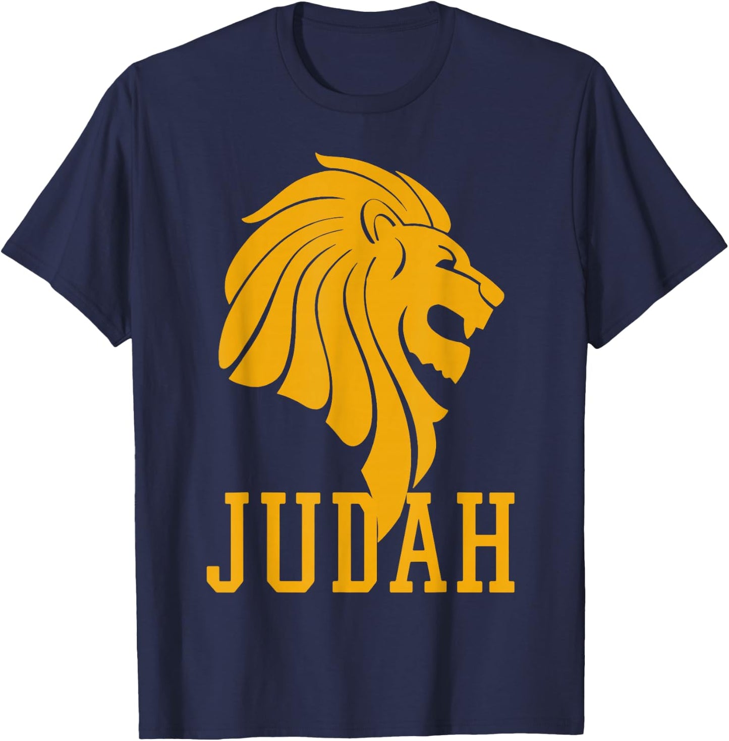 Lion Of Judah Rastafari Ethiopia Africa Reggae Lion T-Shirt - T-Shirt | Navy