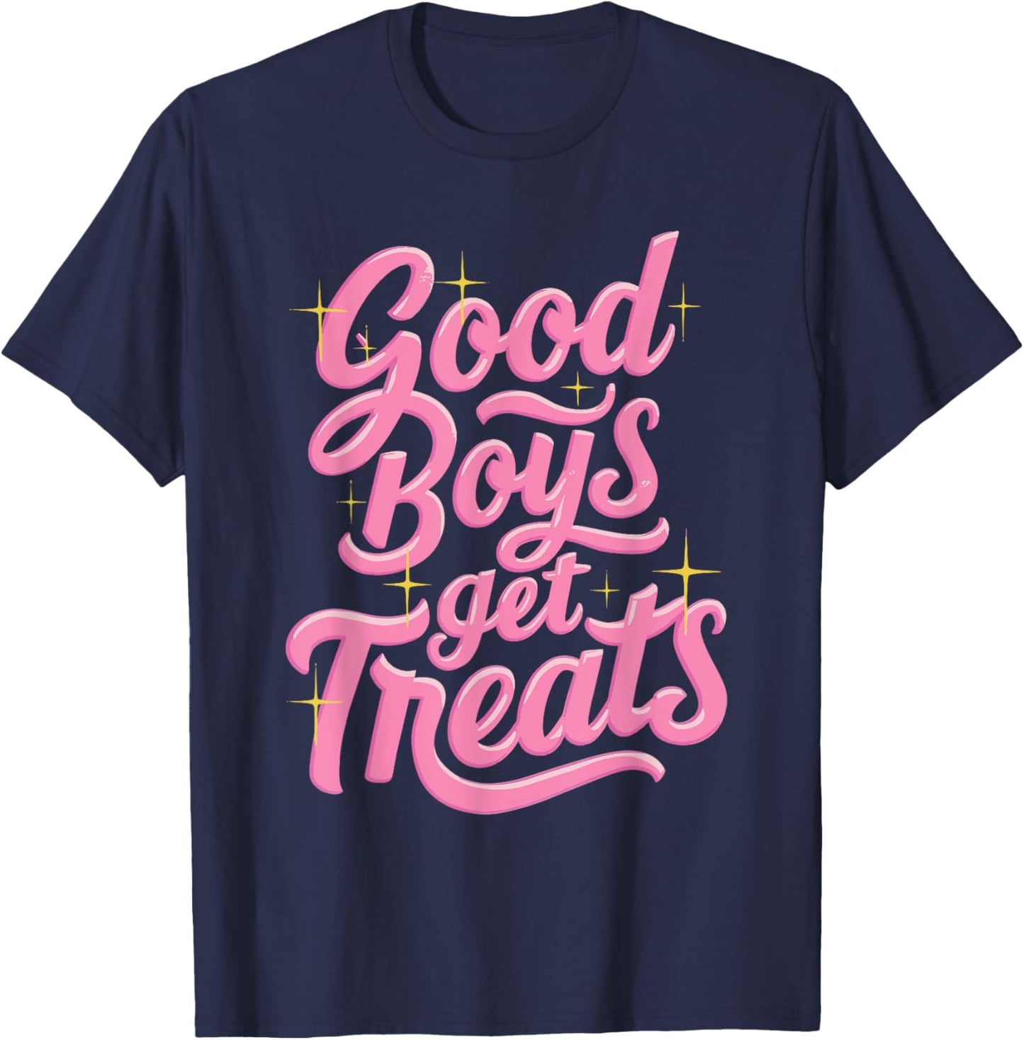 Good Boys Get Treats T-Shirt - T-Shirt | Navy