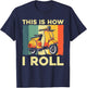 Funny Scooter Design Women Motor Motorcycle Lovers T-Shirt - T-Shirt | Navy