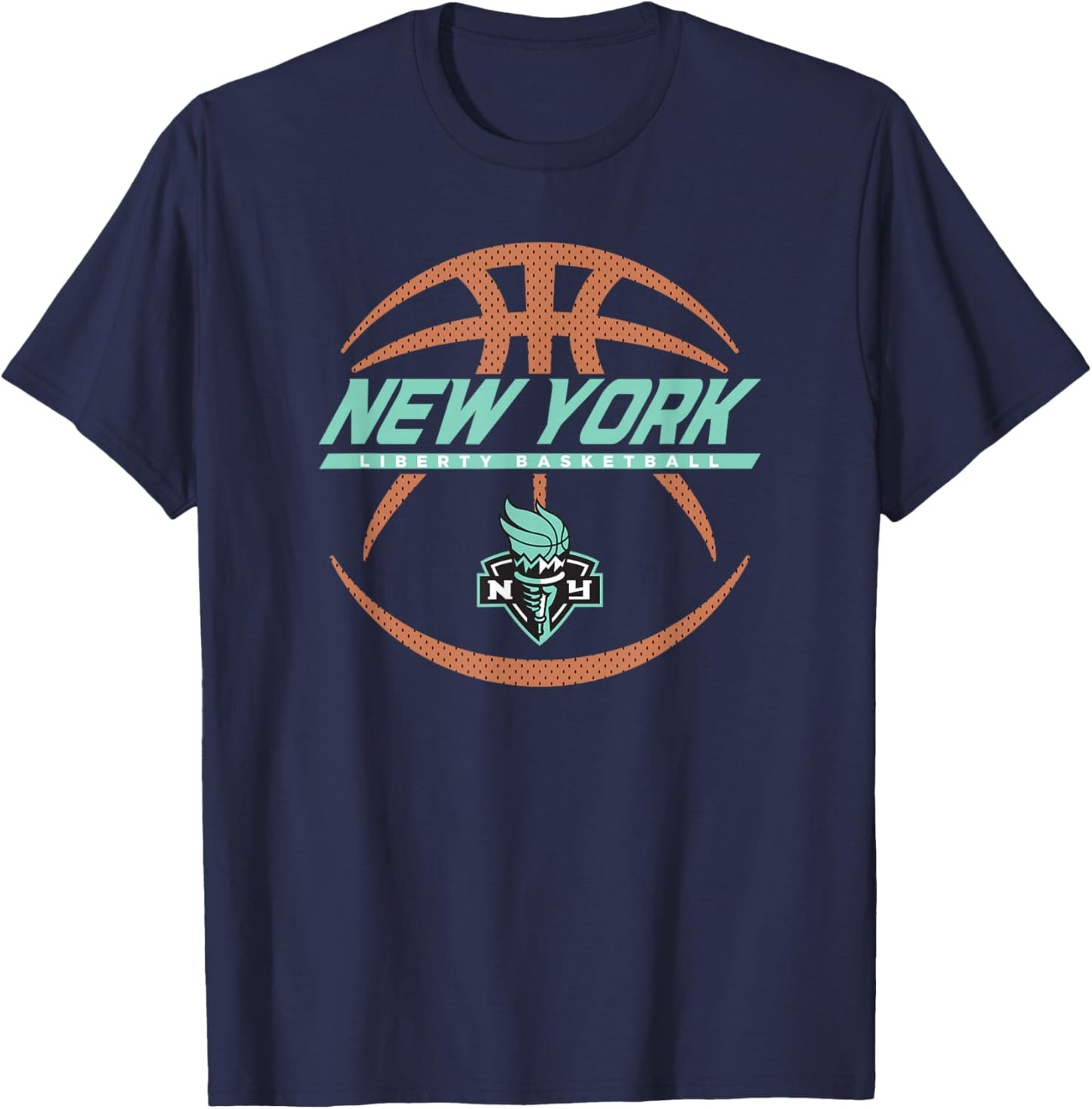 WNBA New York Liberty The Rock T-Shirt - T-Shirt | Navy