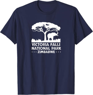 Victoria Falls National Park T-Shirt - T-Shirt | Navy