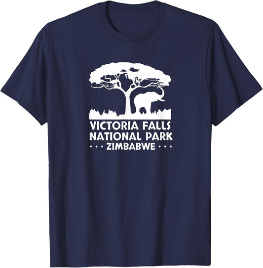 Victoria Falls National Park T-Shirt - T-Shirt | Navy