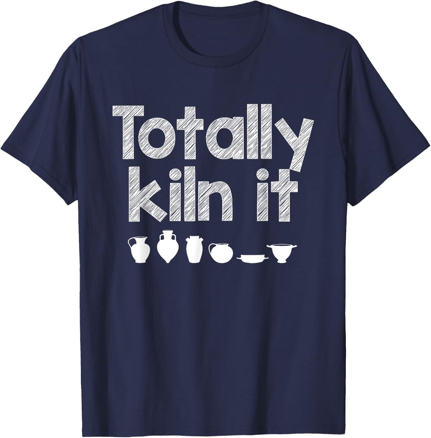 Funny Pottery Gift Women Cool Ceramic Pottery Kiln T-Shirt - T-Shirt | Navy