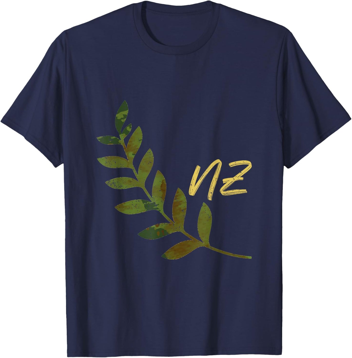Kiwi Oceania Fern NZ Gift New Zealand T-Shirt - T-Shirt | Navy