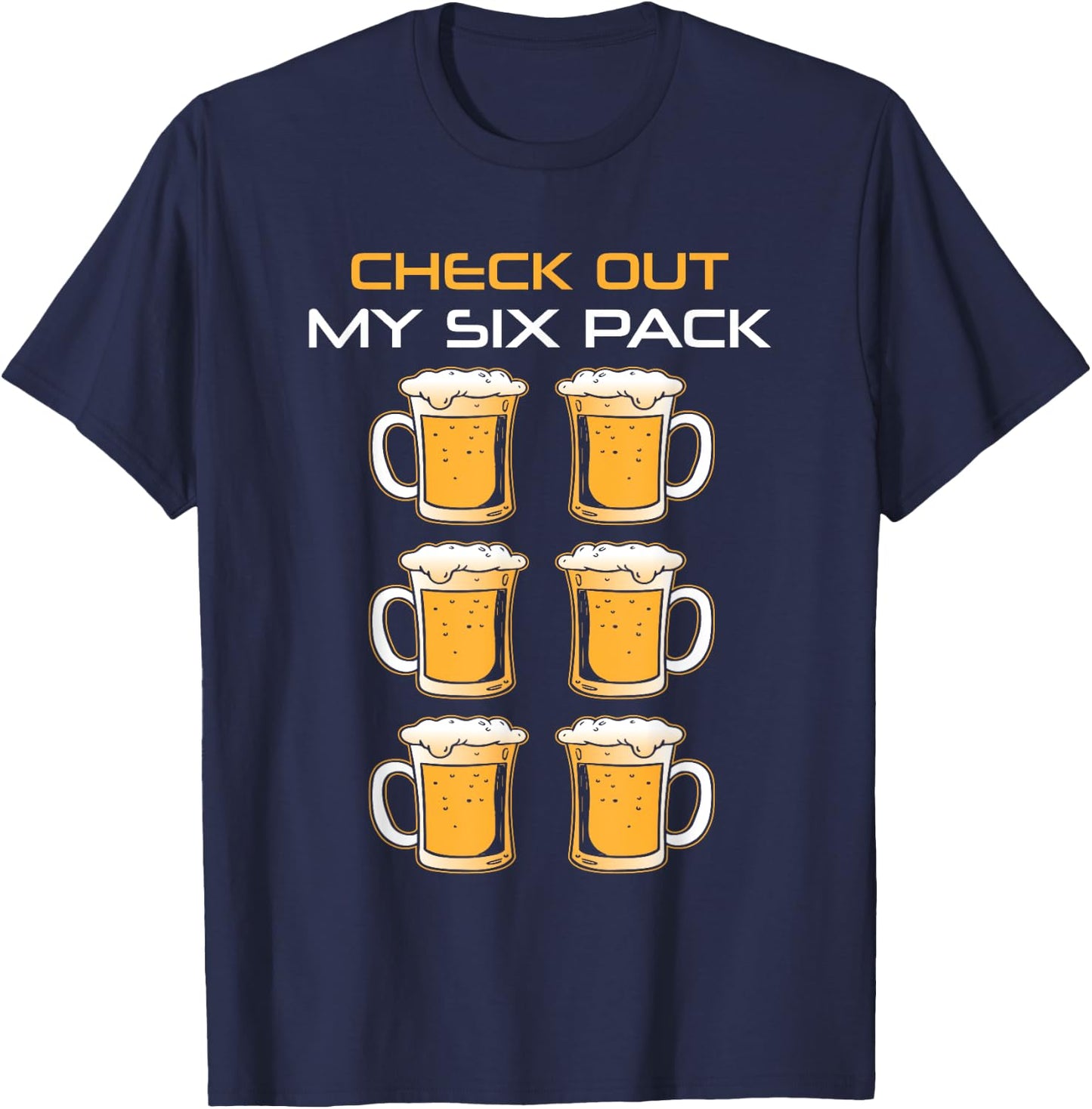 Check out my Six Pack Beer T-Shirt - T-Shirt | Navy