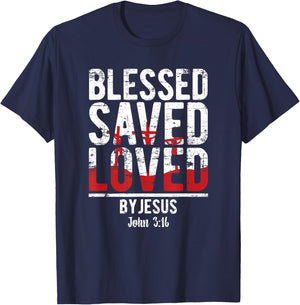 Christian Prayer Bible Verse Christianity Faith Prayer T-Shirt - T-Shirt | Navy