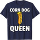 Corn Dog Queen Costume for Youth T-Shirt - T-Shirt | Navy