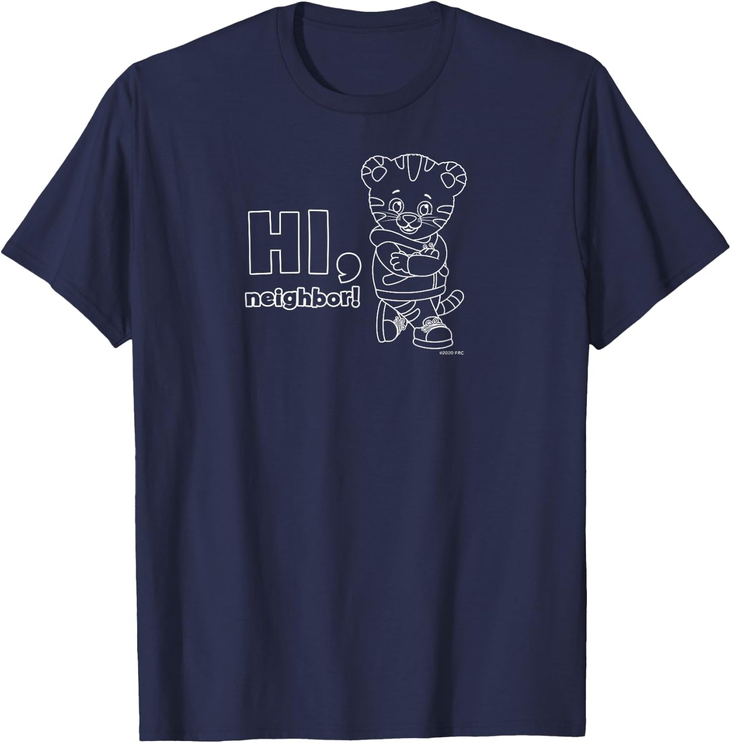 Daniel Tiger's Neighborhood: Hi, Neighbor (Dark Shirt) T-Shirt - T-Shirt | Navy