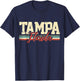 Tampa Florida Vintage Gift T-Shirt - T-Shirt | Navy