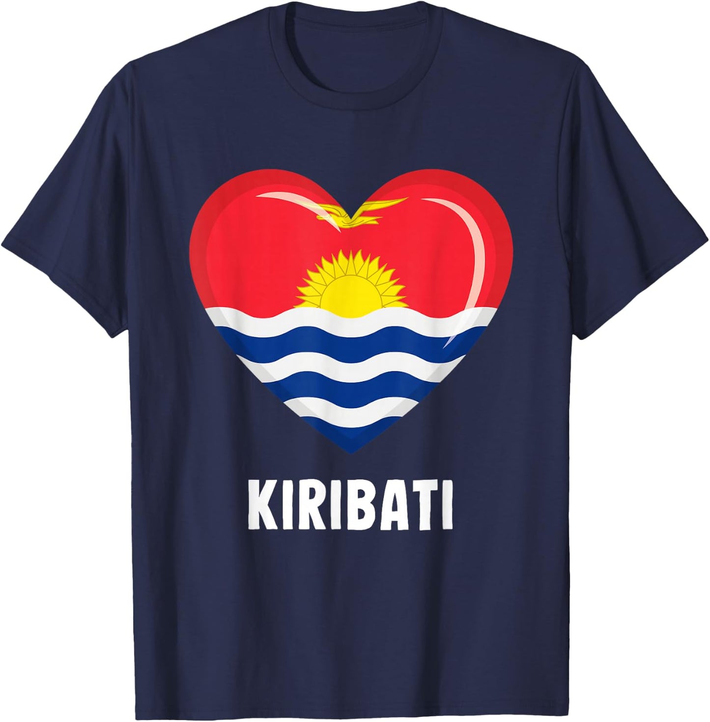 Kiribati Flag | I-Kiribati T-Shirt - T-Shirt | Navy