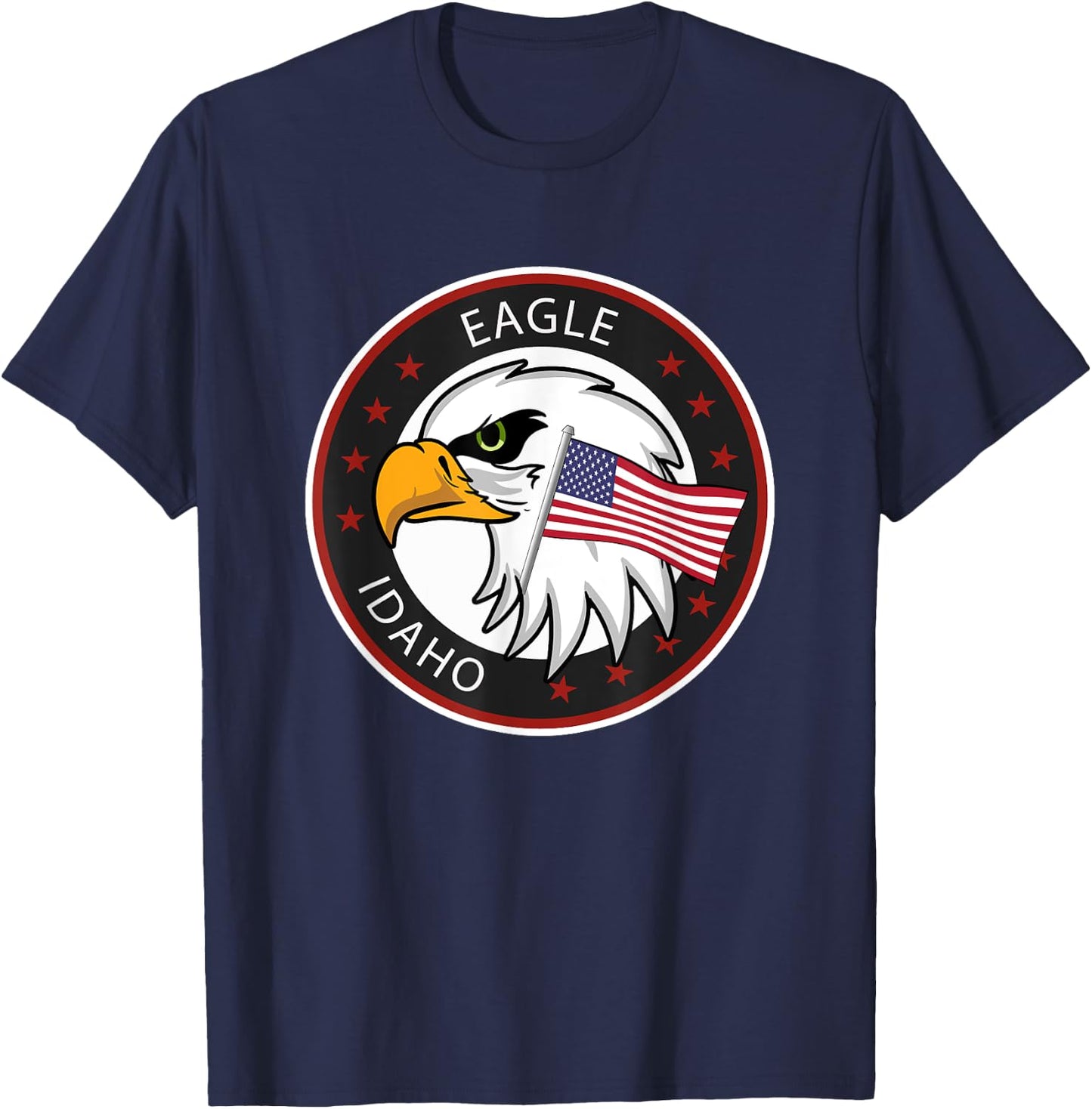 Eagle Idaho ID T-Shirt - T-Shirt | Navy
