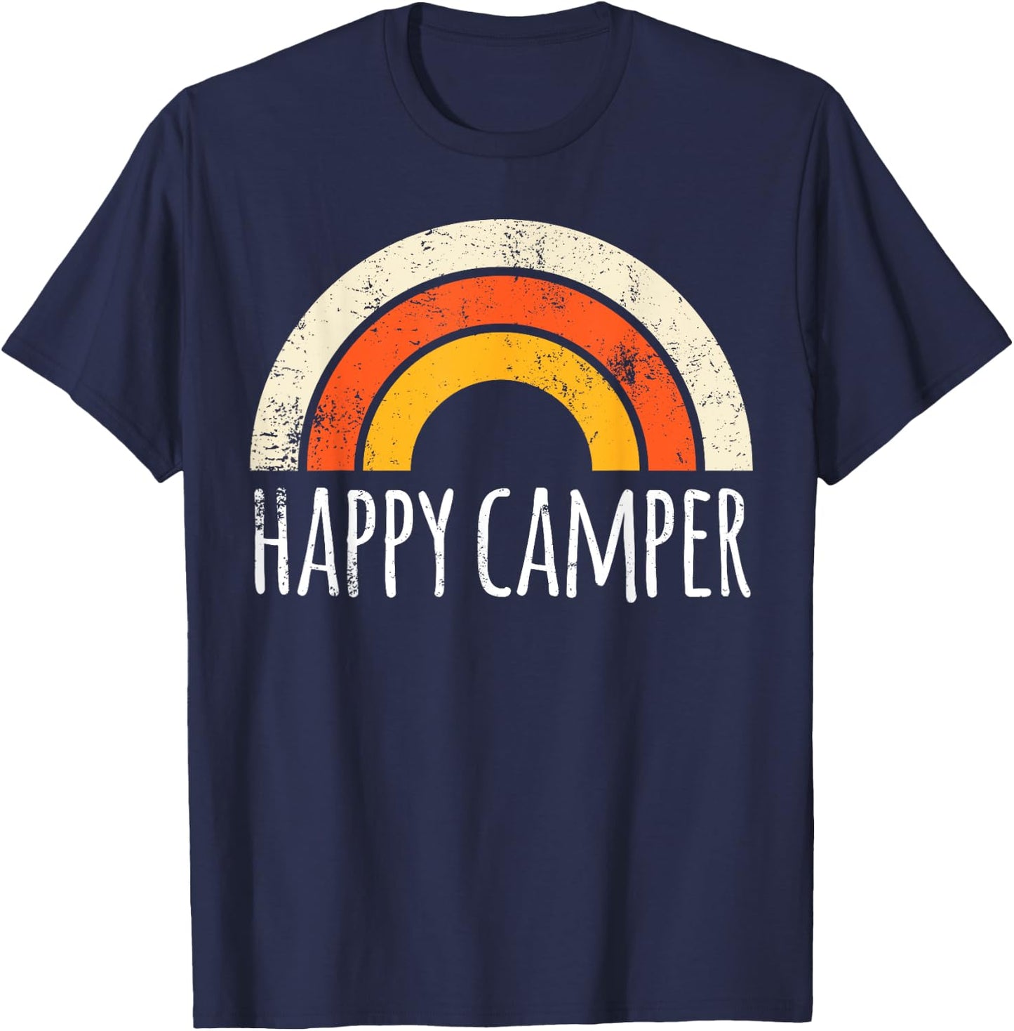 Happy Camper Shirt. Shirts Shirts Graphic T-Shirt - T-Shirt | Navy