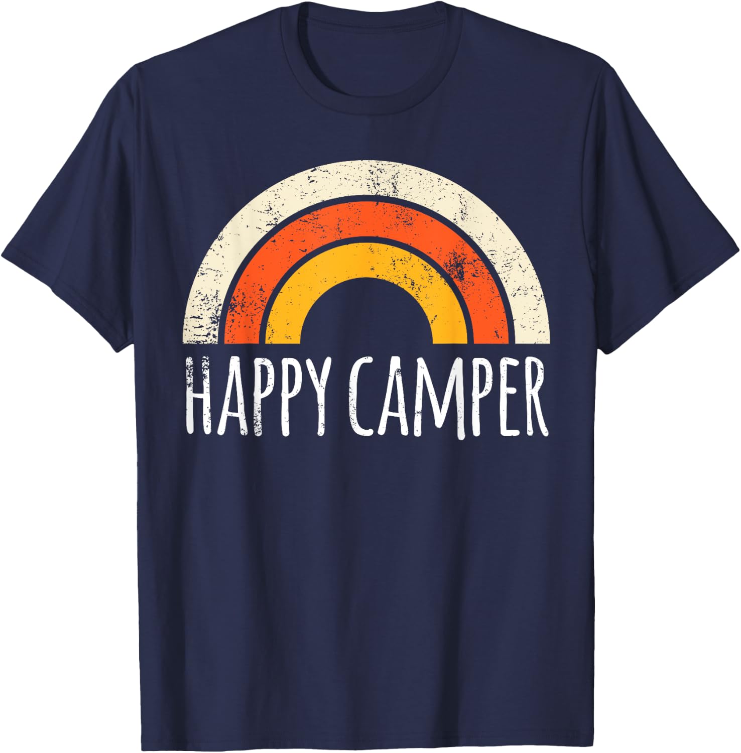 Happy Camper Shirt. Shirts Shirts Graphic T-Shirt - T-Shirt | Navy