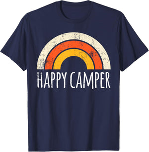 Happy Camper Shirt. Shirts Shirts Graphic T-Shirt - T-Shirt | Navy