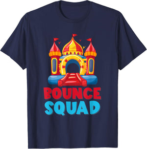 Bounce House Birthday Party Funny Bouncing Castle T-Shirt - T-Shirt | Navy