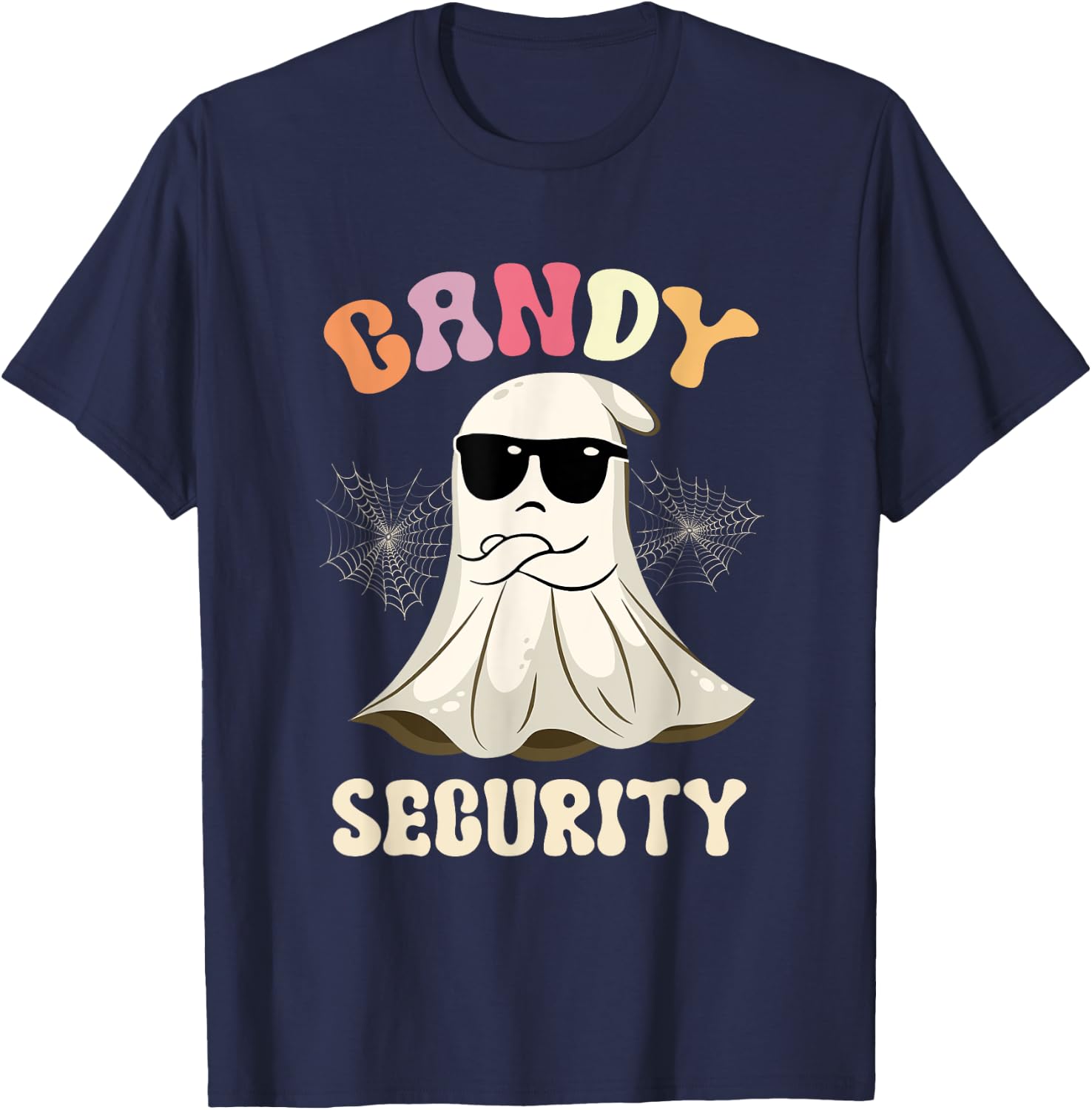 Candy Security Funny Halloween Costume T-Shirt - T-Shirt | Navy
