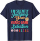 I'm Silently Judging Your Board Game Selection T-Shirt - T-Shirt | Navy