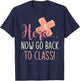 School Nurse Plaster Funny Nurse T-Shirt - T-Shirt | Navy