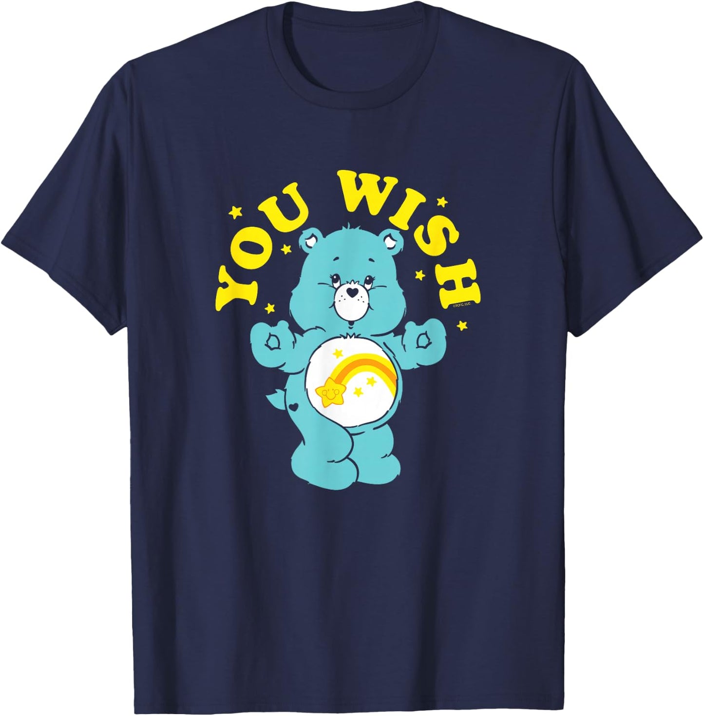 Care Bears You Wish Retro Wish Bear Cute Cartoon T-Shirt - T-Shirt | Navy