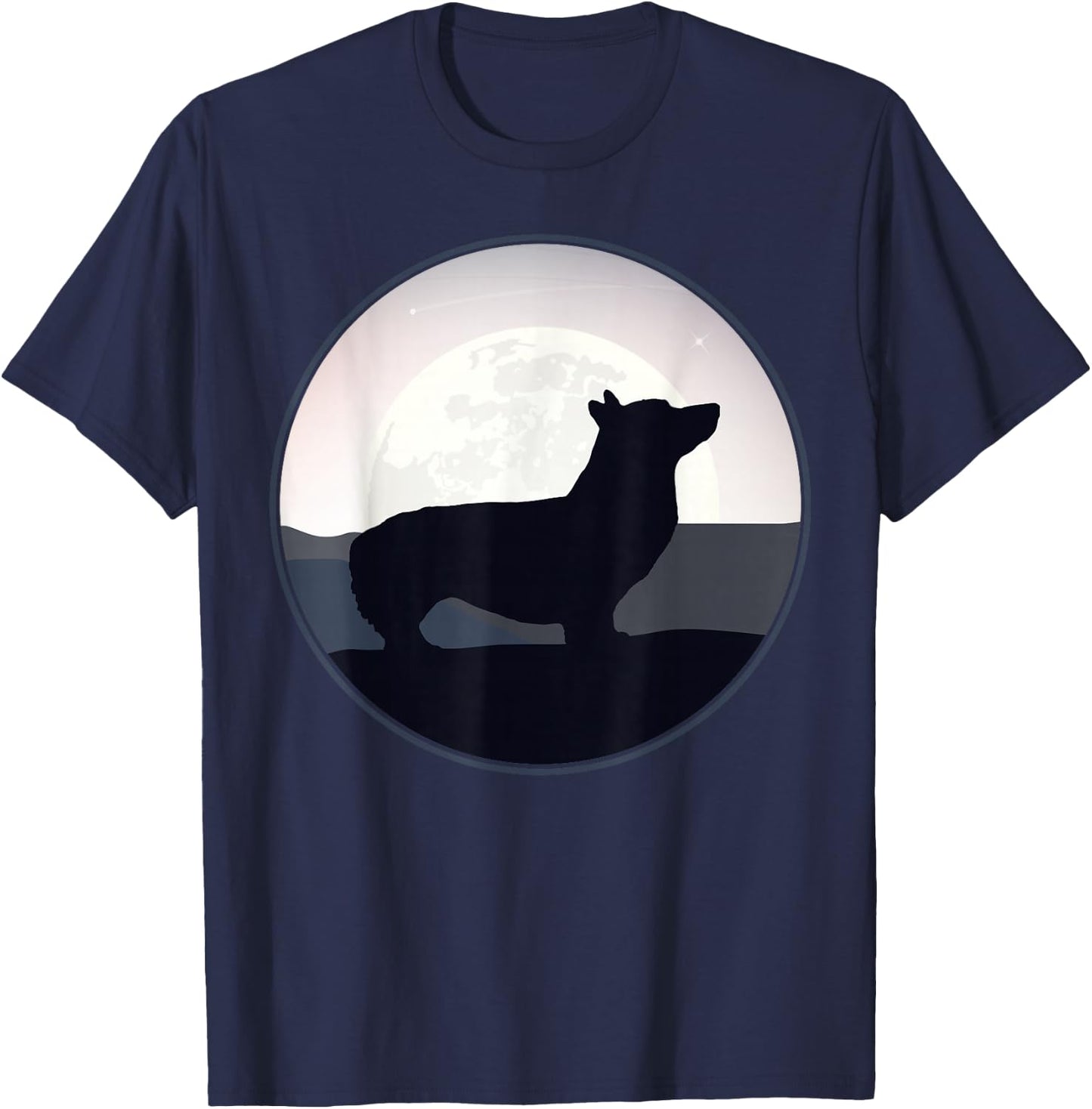 Welsh Corgi Pembroke Welsh Corgi Cardigan T-Shirt - T-Shirt | Navy