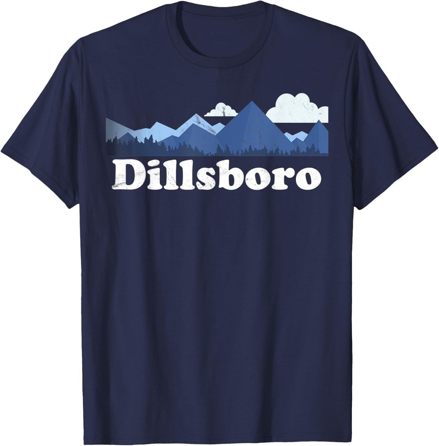Dillsboro North Carolina Blue Ridge Mountains NC T-Shirt - T-Shirt | Navy