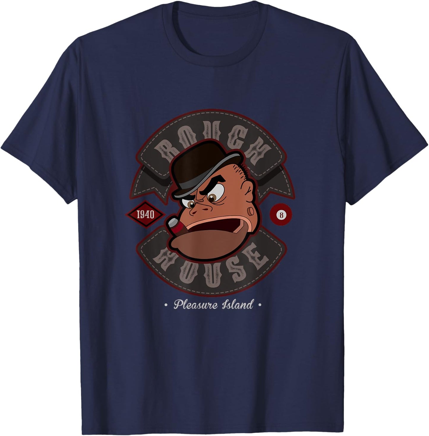 ROUGH HOUSE Brawler T-Shirt - T-Shirt | Navy