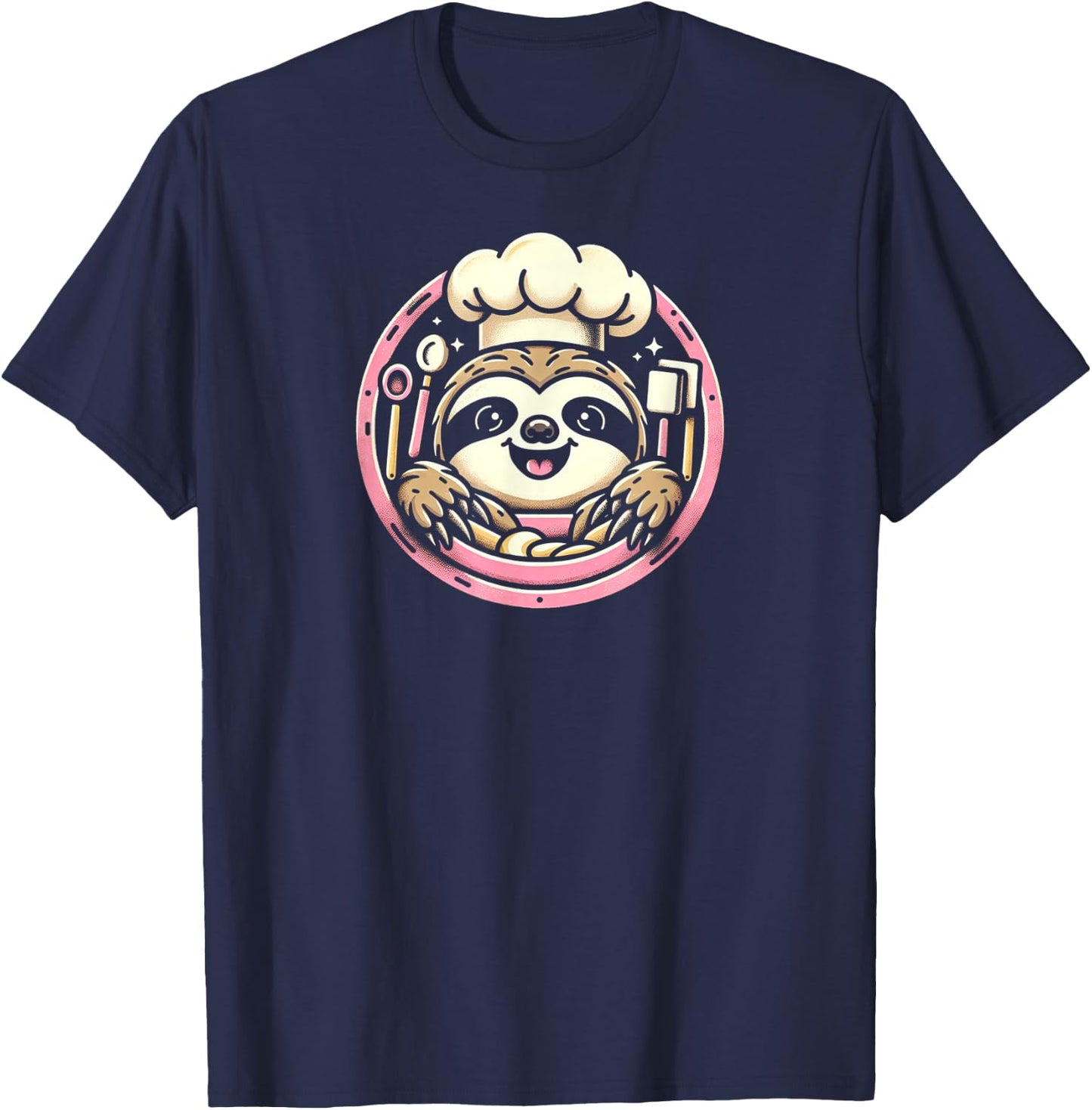 Baker Sloth T-Shirt - T-Shirt | Navy