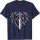 Musical Instruments Music Notes Lover Flute T-Shirt - T-Shirt | Navy