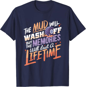 Mud Will Wash Off I Offroad Mud Bogging ATV Quad Biking T-Shirt - T-Shirt | Navy