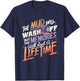 Mud Will Wash Off I Offroad Mud Bogging ATV Quad Biking T-Shirt - T-Shirt | Navy