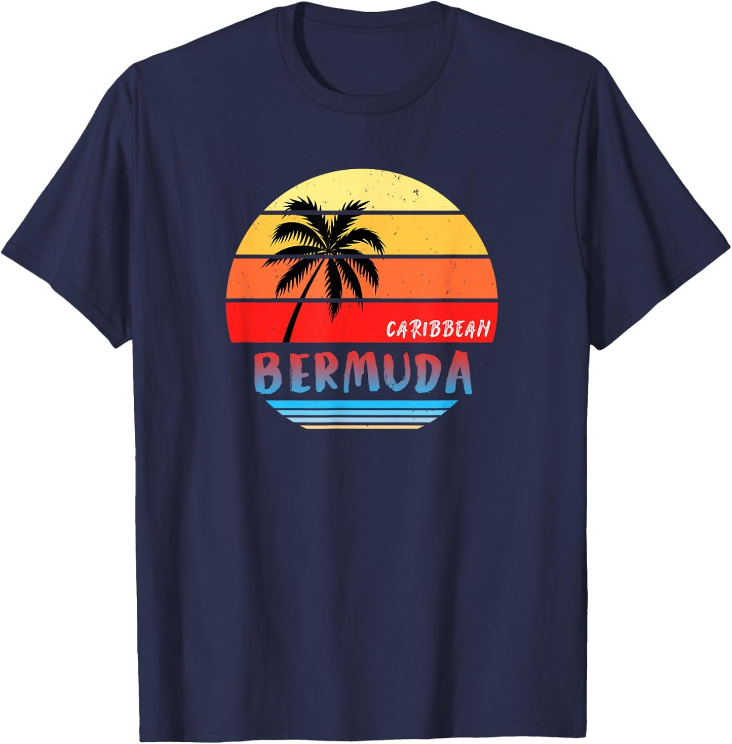 Bermuda Shirt Gift Souvenir | Caribbean T-Shirt - T-Shirt | Navy