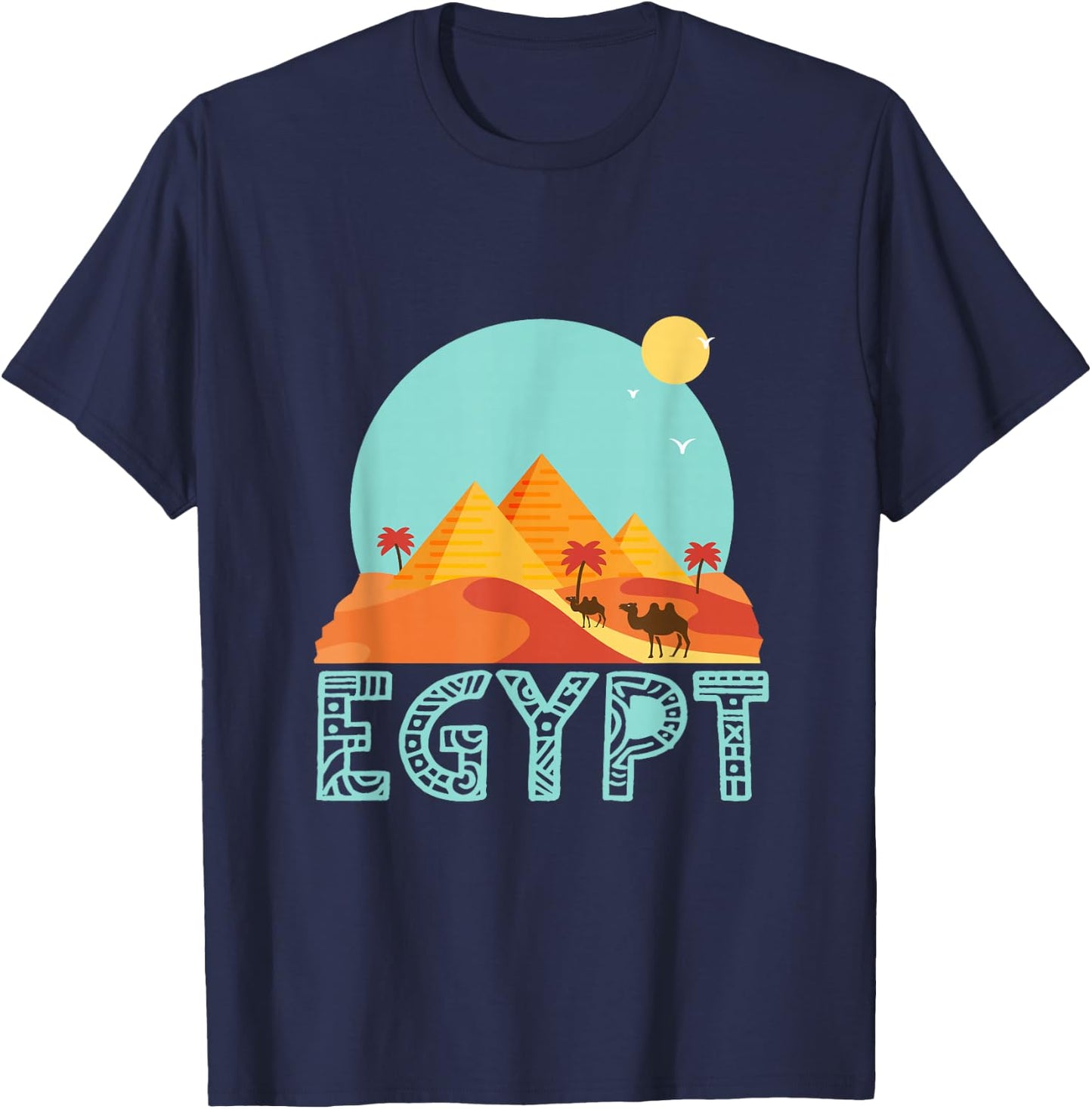 Sunset Egypt T-Shirt - T-Shirt | Navy