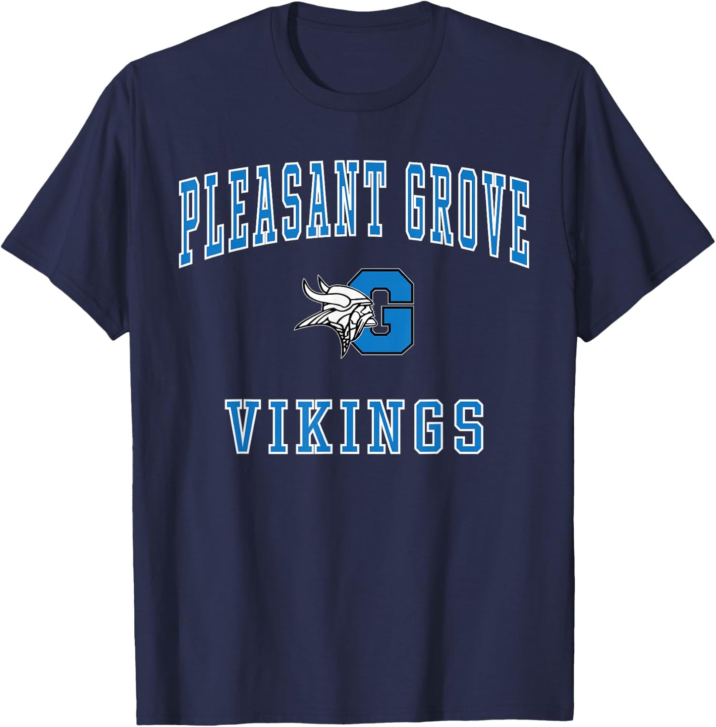 Pleasant Grove High School Vikings T-Shirt - T-Shirt | Navy