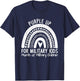 Purple Up for Military Kids Month Military Child Rainbow T-Shirt - T-Shirt | Navy