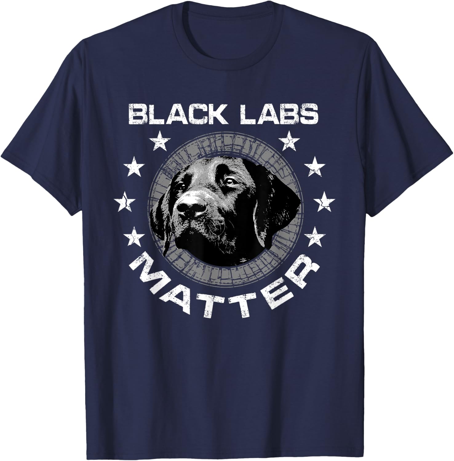 Funny Black Labs Matter Gift Kids | Best Labrador Dog Lovers T-Shirt - T-Shirt | Navy