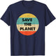 Save The Planet T-Shirt - T-Shirt | Navy