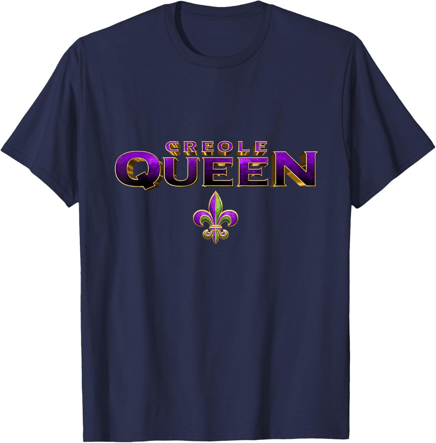 Creole Queen T-Shirt - T-Shirt | Navy