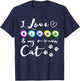 Bingo Shirt , I Love Bingo and my Cat Bingo gift T-Shirt - T-Shirt | Navy