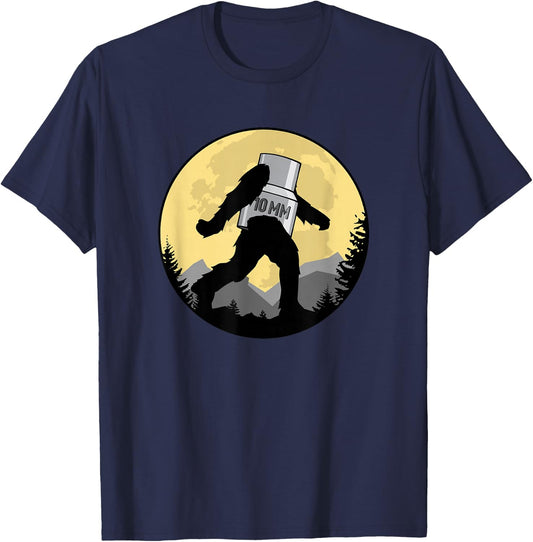 Missing 10mm Socket Funny Mechanic Bigfoot 10mm Socket T-Shirt - T-Shirt | Navy